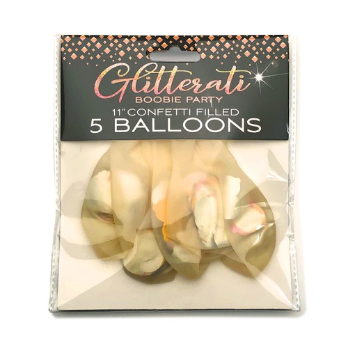 Glitterati Boobie Party Confetti Balloons - Celebrate in Style