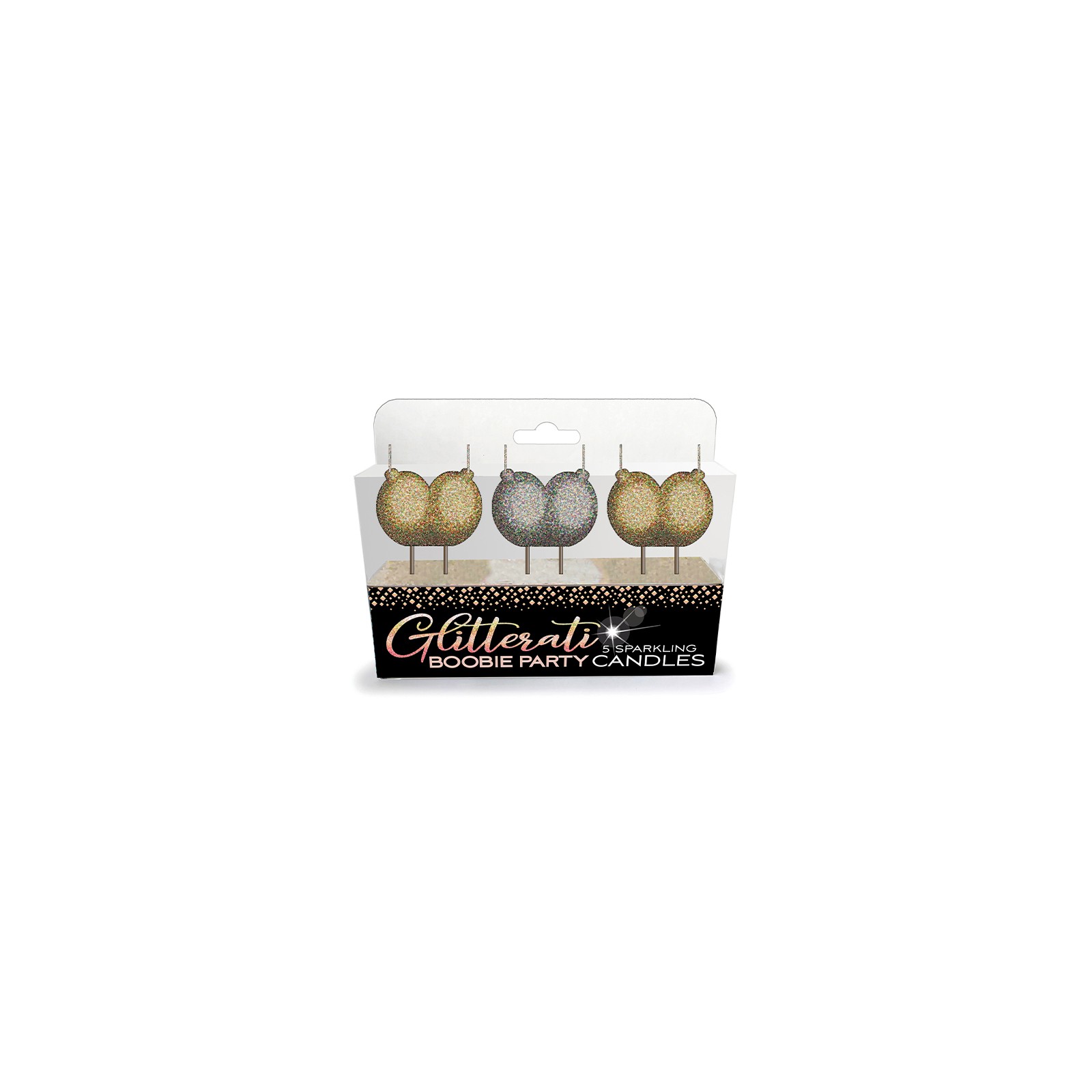 Glitterati Boobie Candle Set 3-Pack