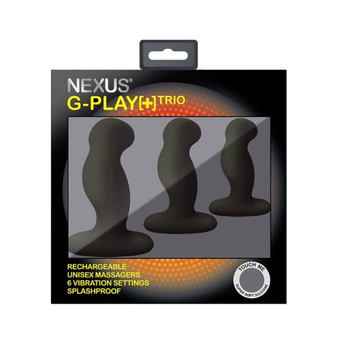 Nexus G-Play Trio Unisex Vibrator Pack Black