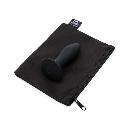 Fifty Shades of Grey Vibrating Rechargeable Butt Plug Black