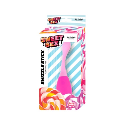 Sweet Sex Swizzle Stick Silicone Vibrator