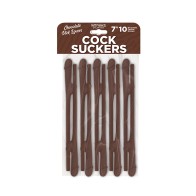 Pajitas Pecker Skins Chocolate Lovers Paquete de 10