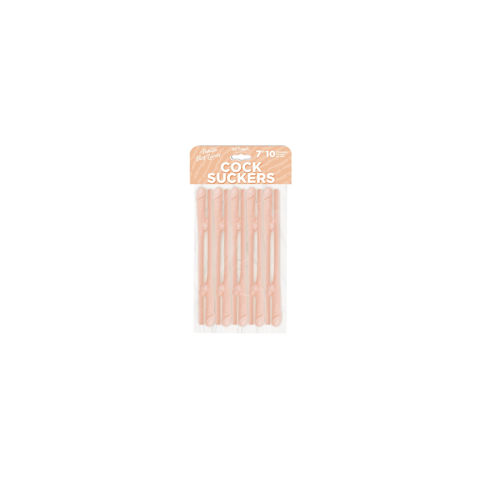 Skins Pecker Straws Vanilla Lovers 10-Pack