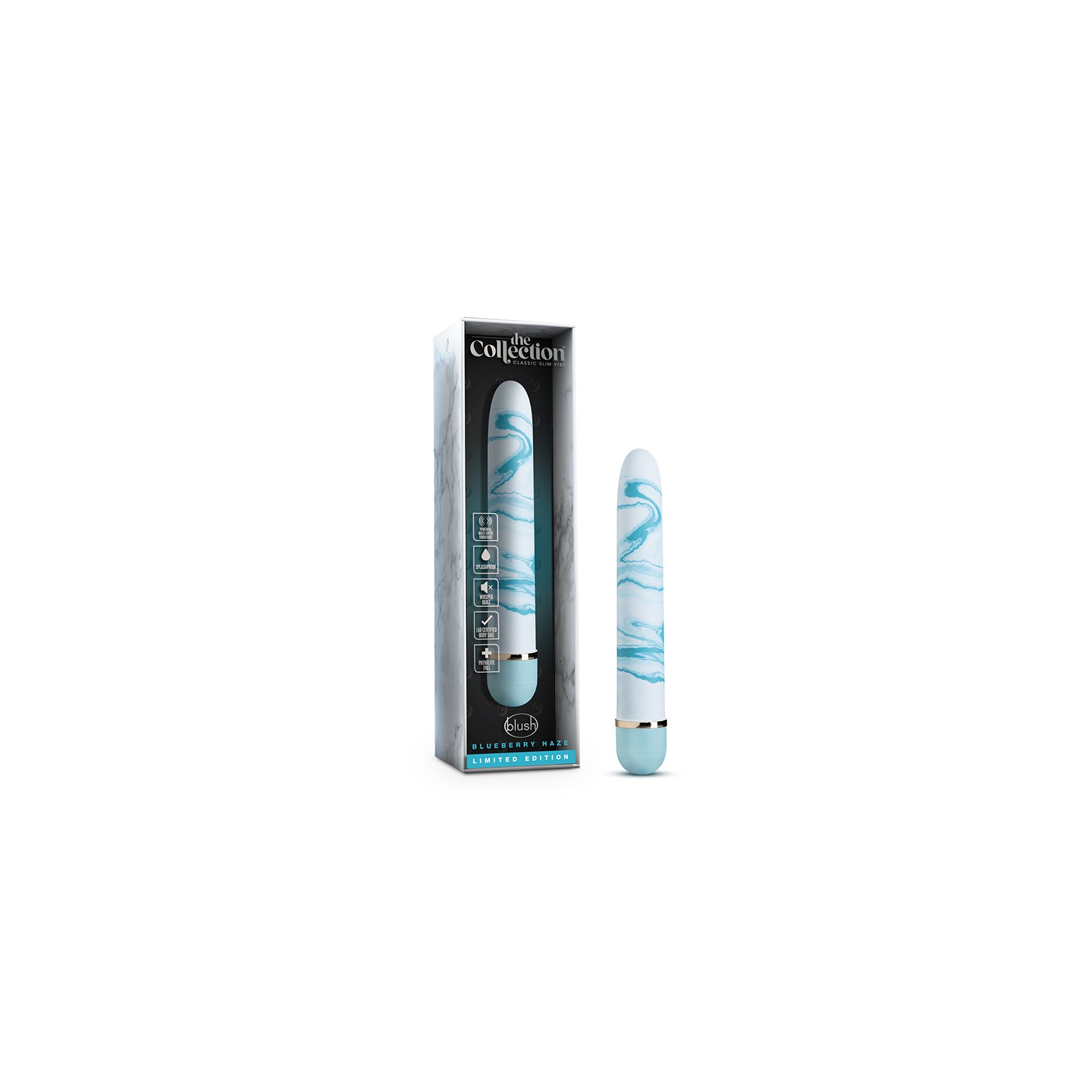 Blueberry Haze Slimline Vibrator - Powerful Discreet Pleasure