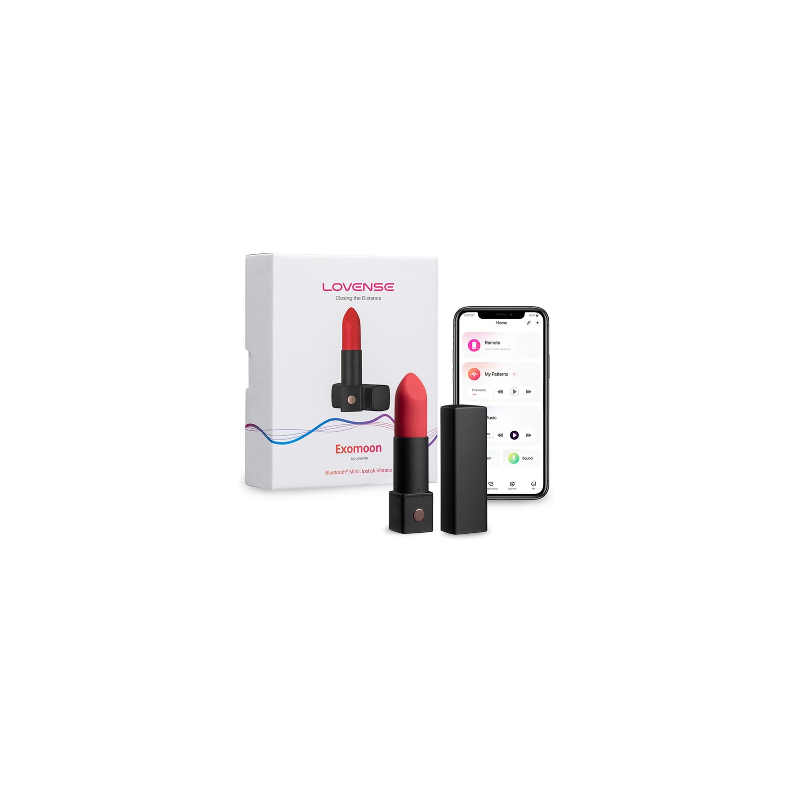 Lovense Exomoon Discreet Lipstick Vibrator