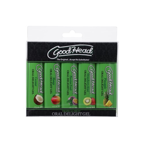 Gel Oral GoodHead Sabor Frutas Tropicales Pack de 5