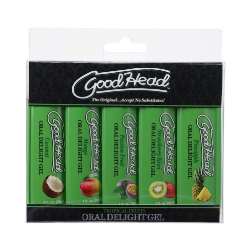 GoodHead Oral Delight Gel Tropical Fruits 5 Pack