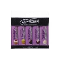 Gel GoodHead Oral Delight Paquete de Cupcakes 5 Pack