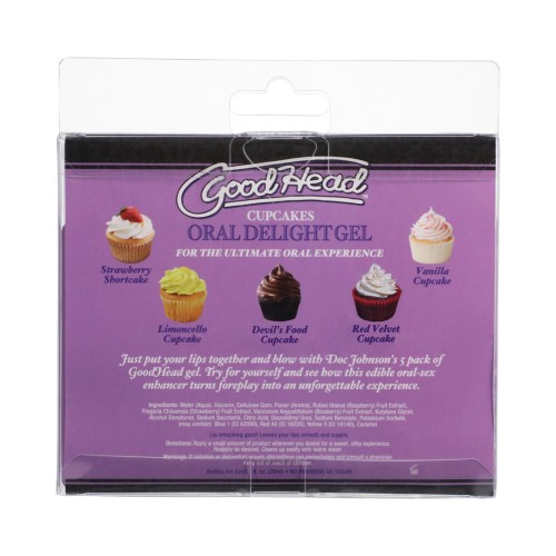 GoodHead Oral Delight Gel Cupcake 5 Pack