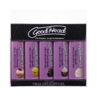 Gel GoodHead Oral Delight Paquete de Cupcakes 5 Pack