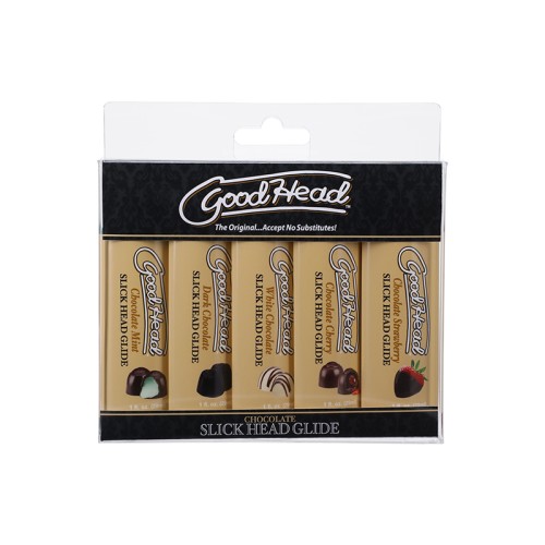 GoodHead Slick Head Glide Chocolate Pack