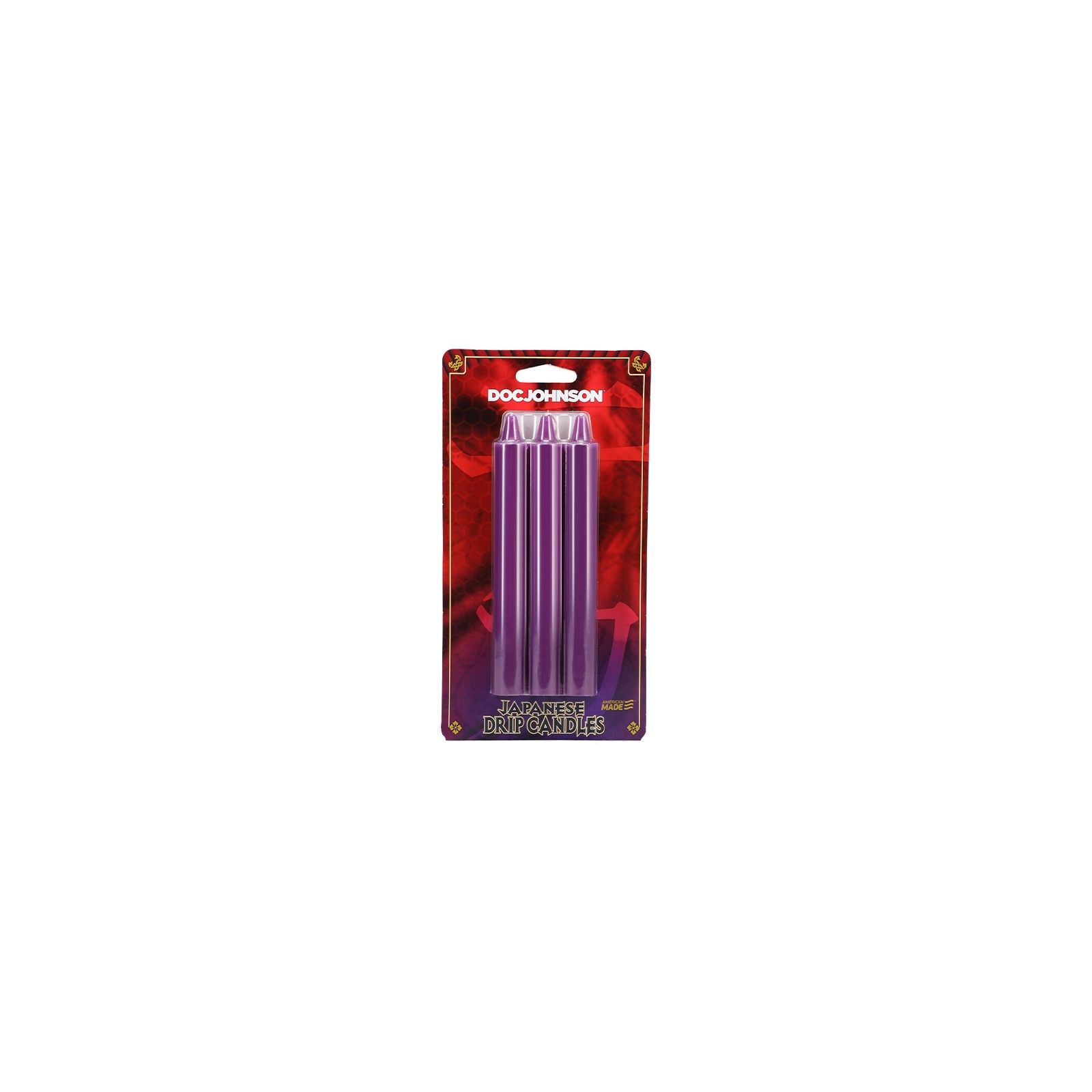 Japanese Drip Candles 3-Pack Purple for Sensation Play