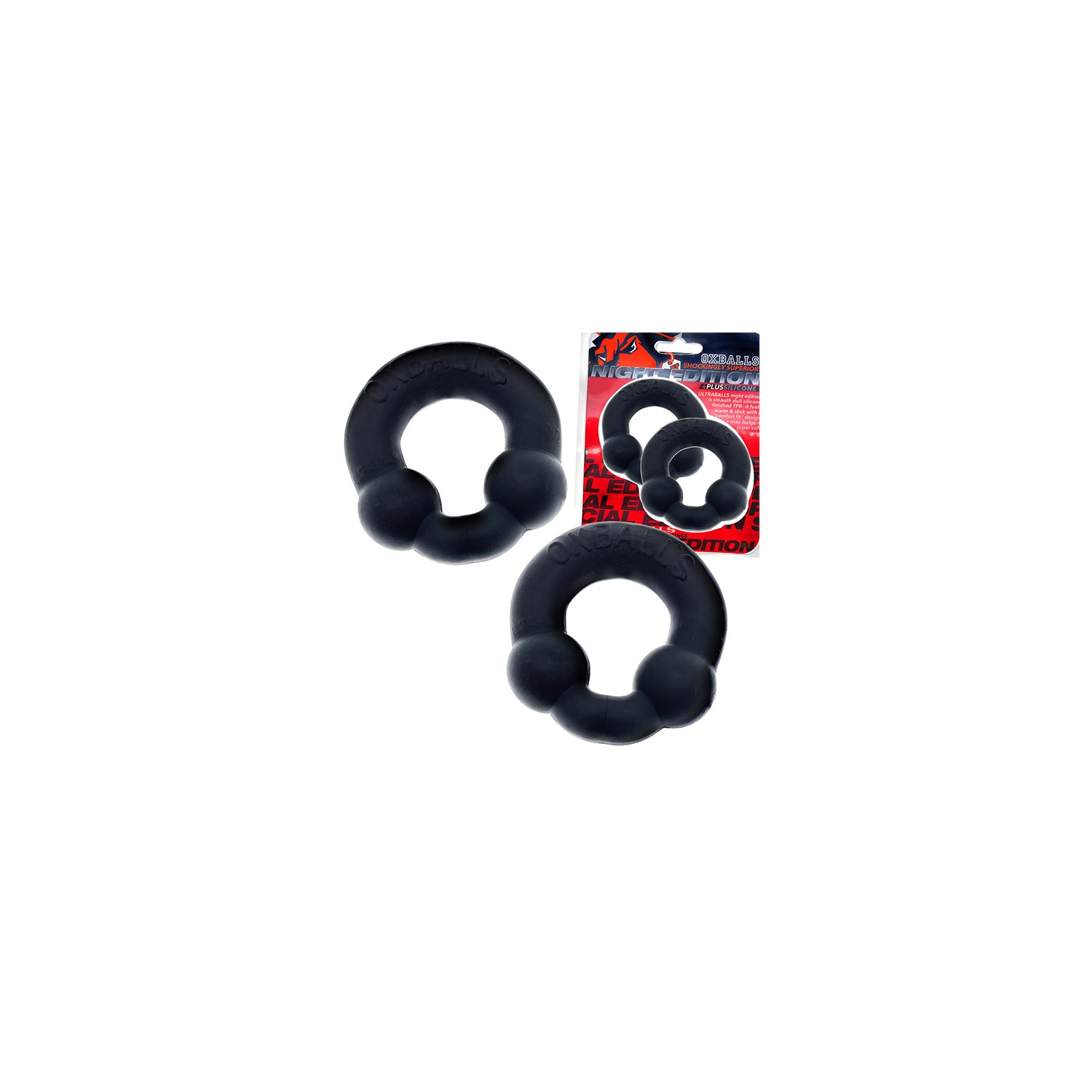 OxBalls Ultraballs 2-Pack Anillos para el Pene de Silicona