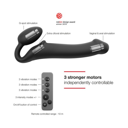 Strap-On-Me Rechargeable Remote-Controlled Vibrator