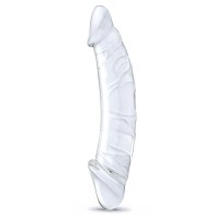 Dildo Doble de Vidrio Realista 10.5 in. - Herramienta de Placer Definitivo