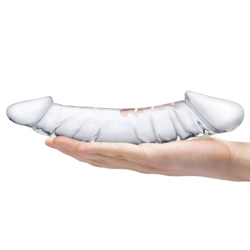 Dildo Doble de Vidrio Realista 10.5 in. - Herramienta de Placer Definitivo