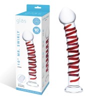 Dildo de Vidrio Mr. Swirly de 10 Pulgadas