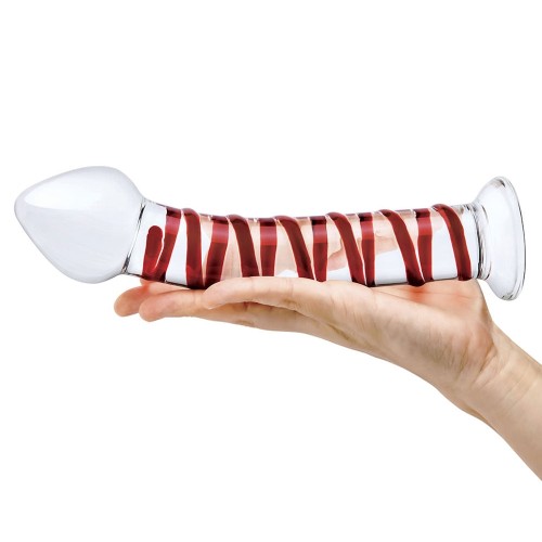 Glas MR. Swirly Glass Dildo 8in