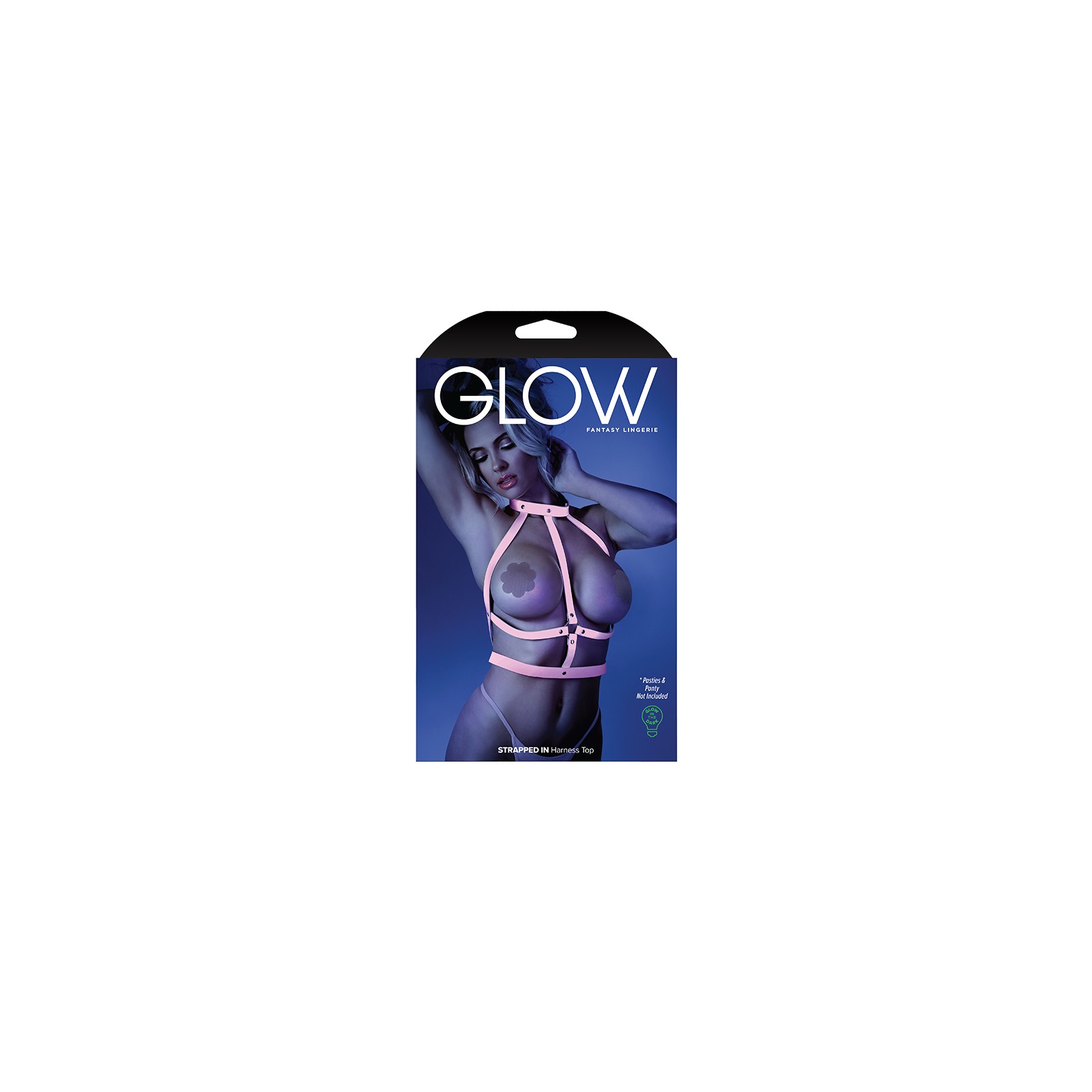 Top con Arnés Glow de Fantasy Lingerie para Juego Elegante