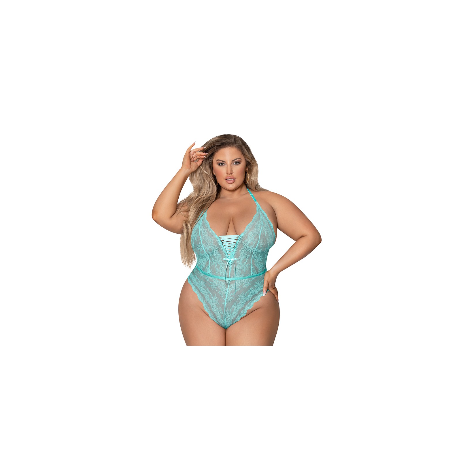 Magic Silk Seabreeze Teddy with Snap Crotch