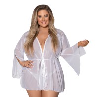 Magic Silk Modern Romance Short Robe - Chic Loungewear