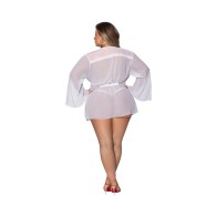 Bata Corta Modern Romance de Magic Silk - Ropa de Casa Chic