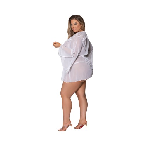 Magic Silk Modern Romance Short Robe - Chic Loungewear