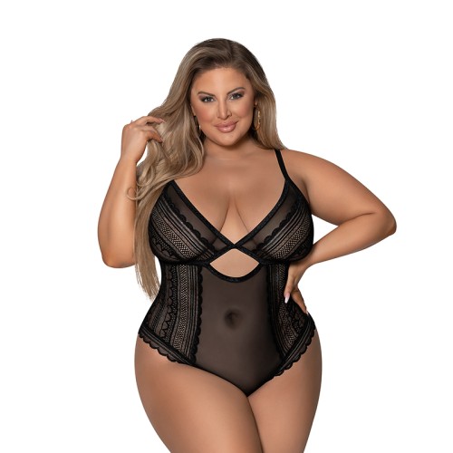 Teddy Cheeky Modern Romance Magic Silk Negro Talla Reina