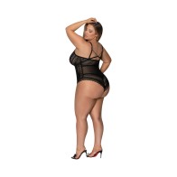 Teddy Cheeky Modern Romance Magic Silk Negro Talla Reina