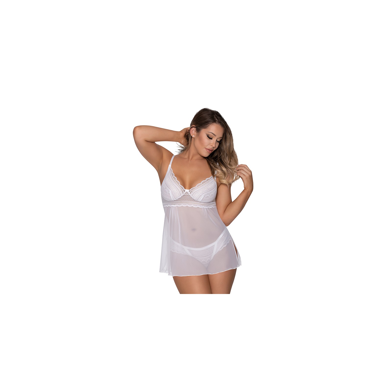 Babydoll & Tanga Magic Silk para Elegancia Sensual