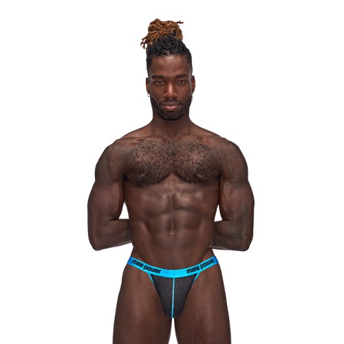 Male Power Casanova Uplift Thong in Black