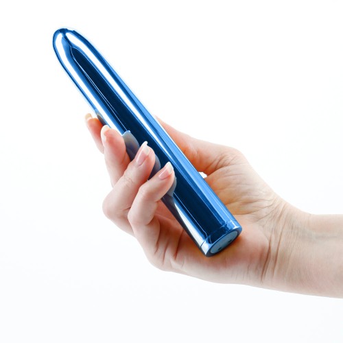 Chroma 7in. Rechargeable Vibrator - Blue