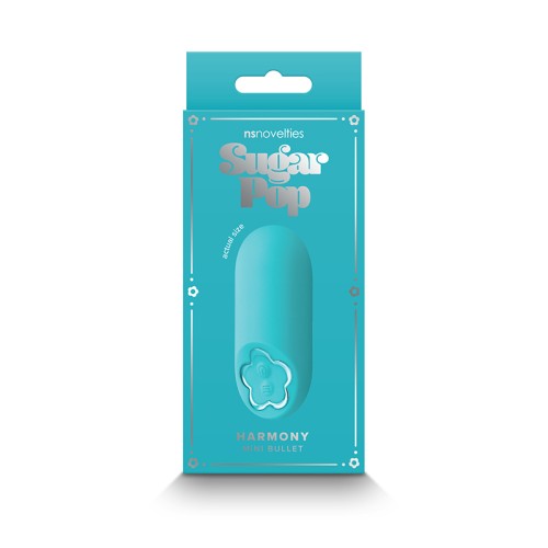 Vibrador Mini Bullet Harmony de Sugar Pop - Verde Aqua