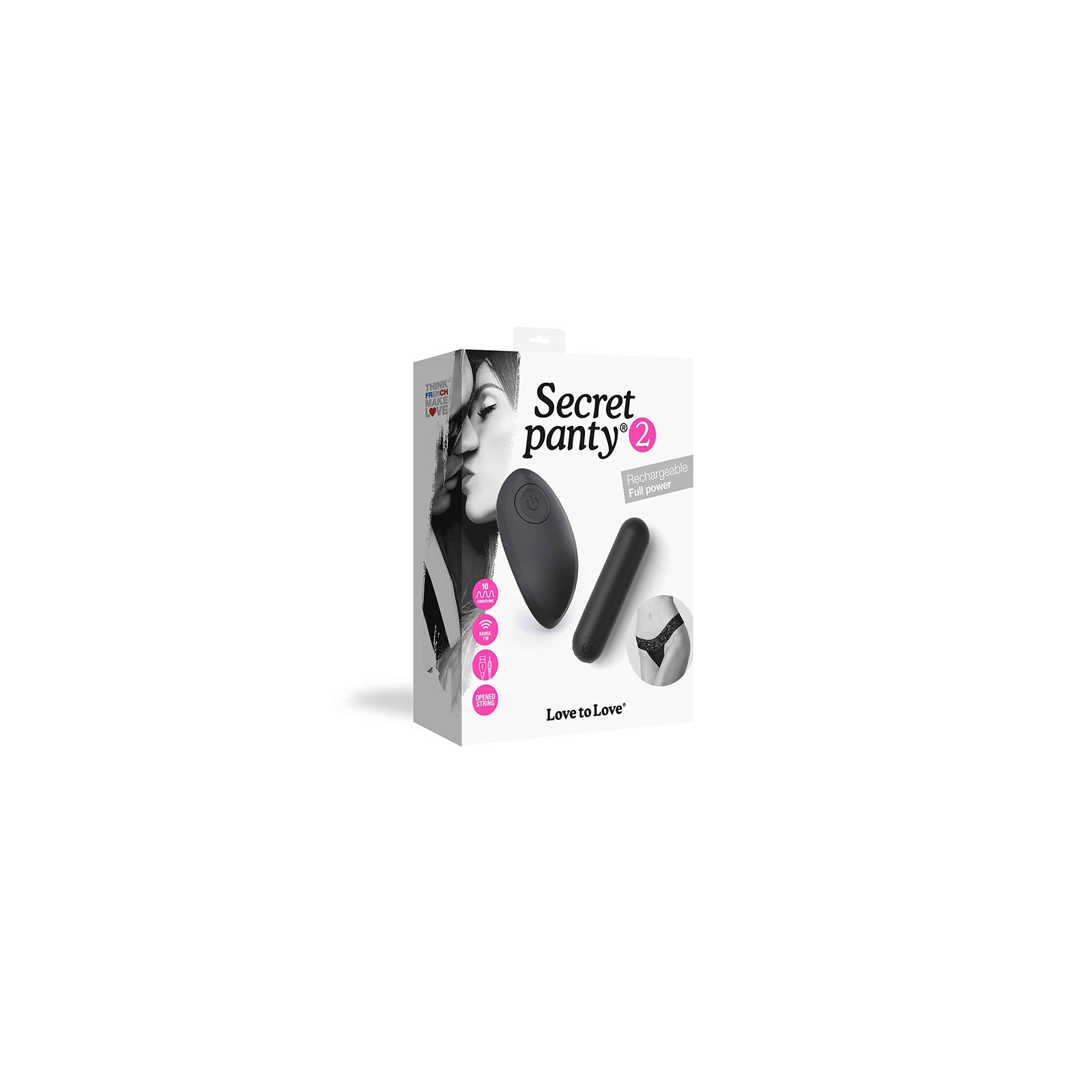 Love to Love Secret Panty 2 Rechargeable Set