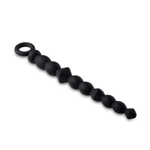 Silicone Beginner Anal Beads Black