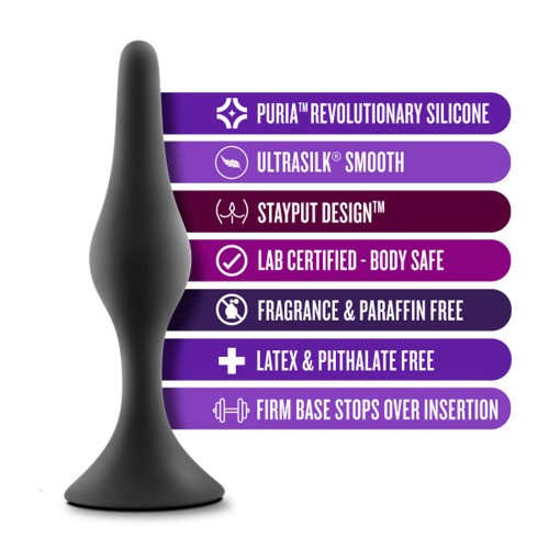 Anal Adventures Silicone Beginner Plug for Comfortable Play