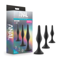 Anal Adventures 3-Piece Beginner Plug Kit