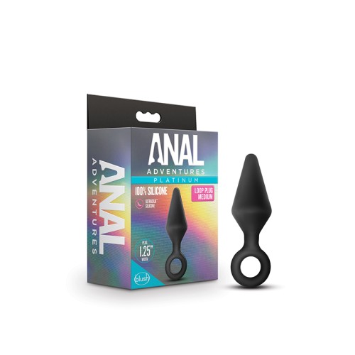 Buy Anal Adventures Platinum Silicone Loop Plug