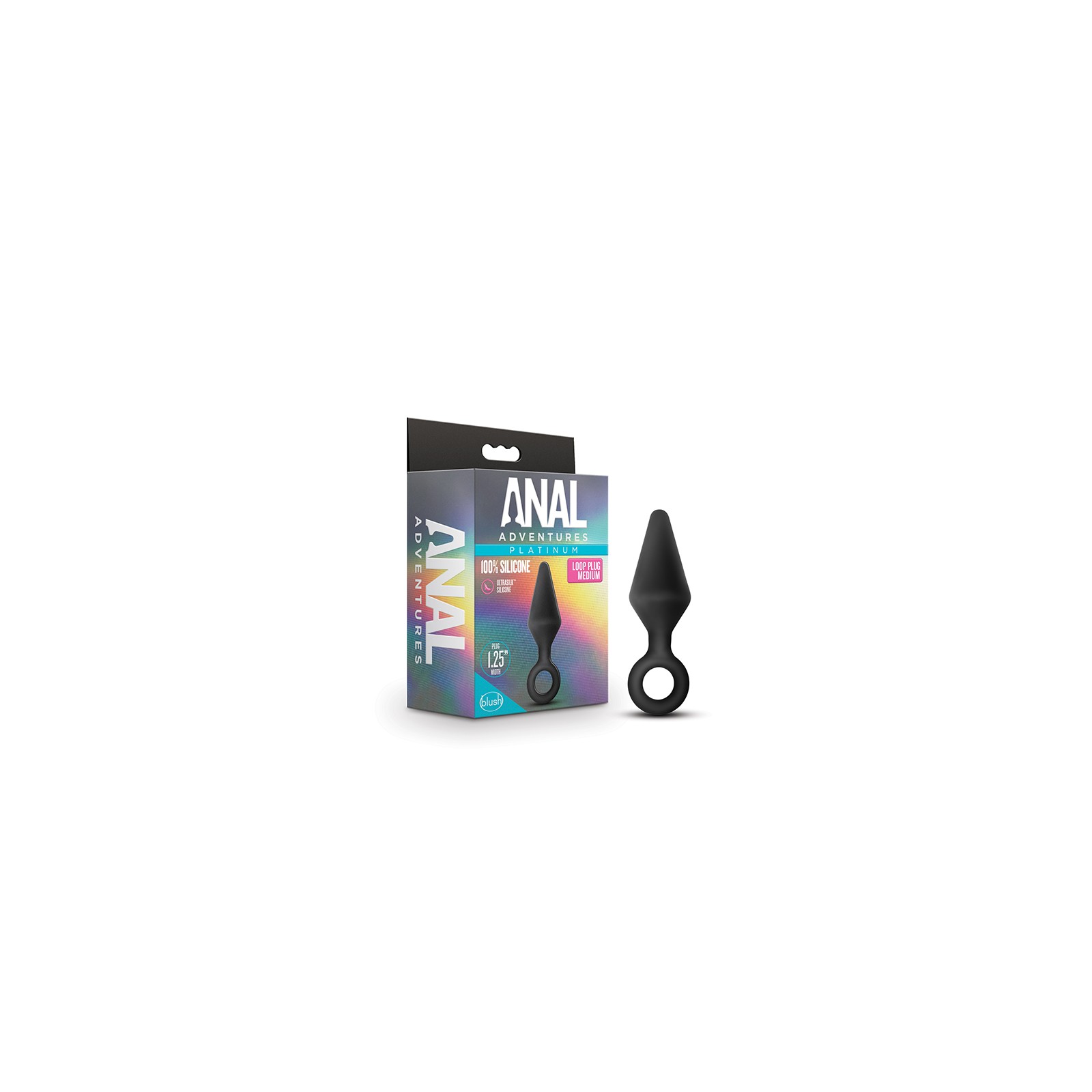 Buy Anal Adventures Platinum Silicone Loop Plug