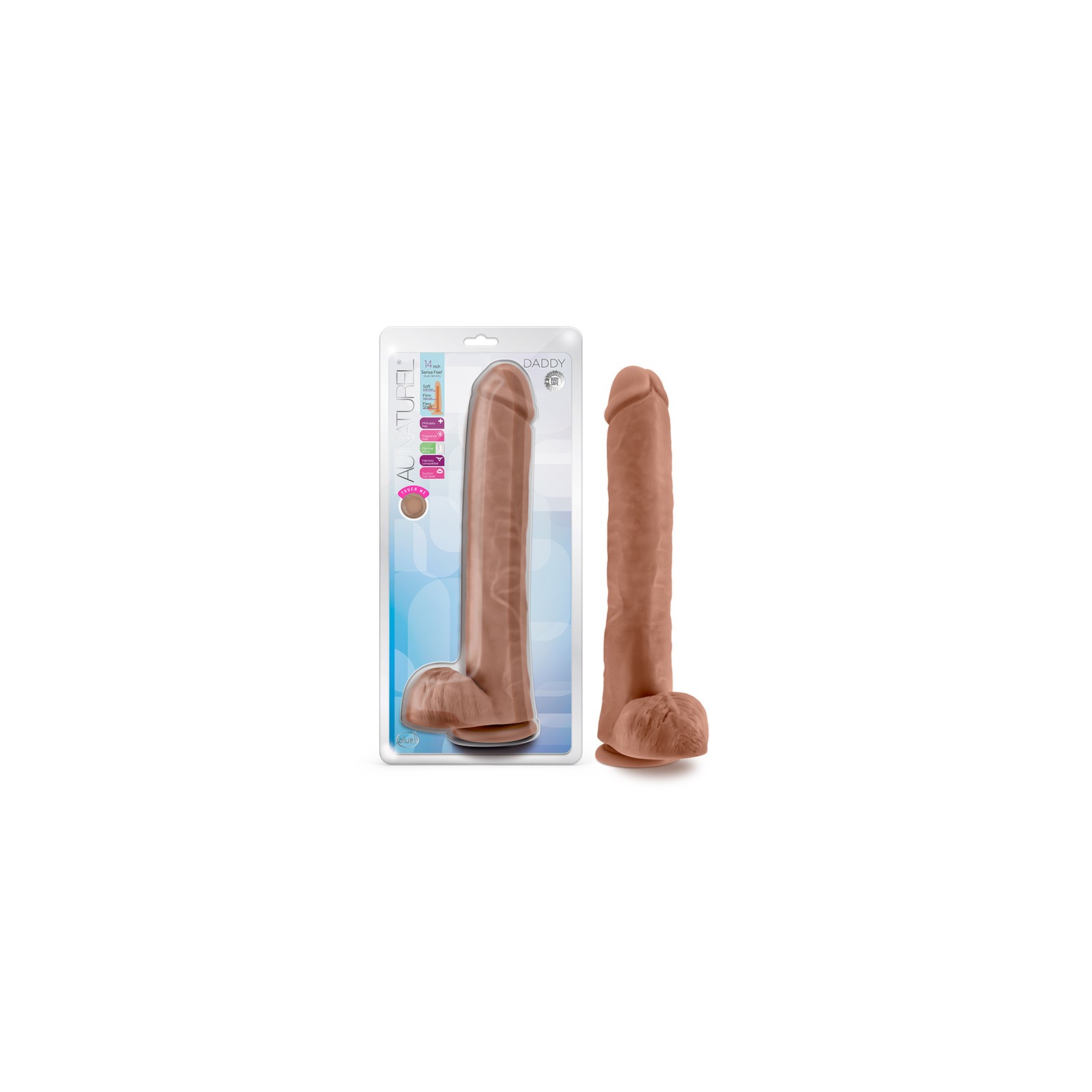 Au Naturel Daddy 14 in. Dildo - Realistic Pleasure