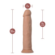 Au Naturel Carlos 9 in. Posable Dual Density Dildo