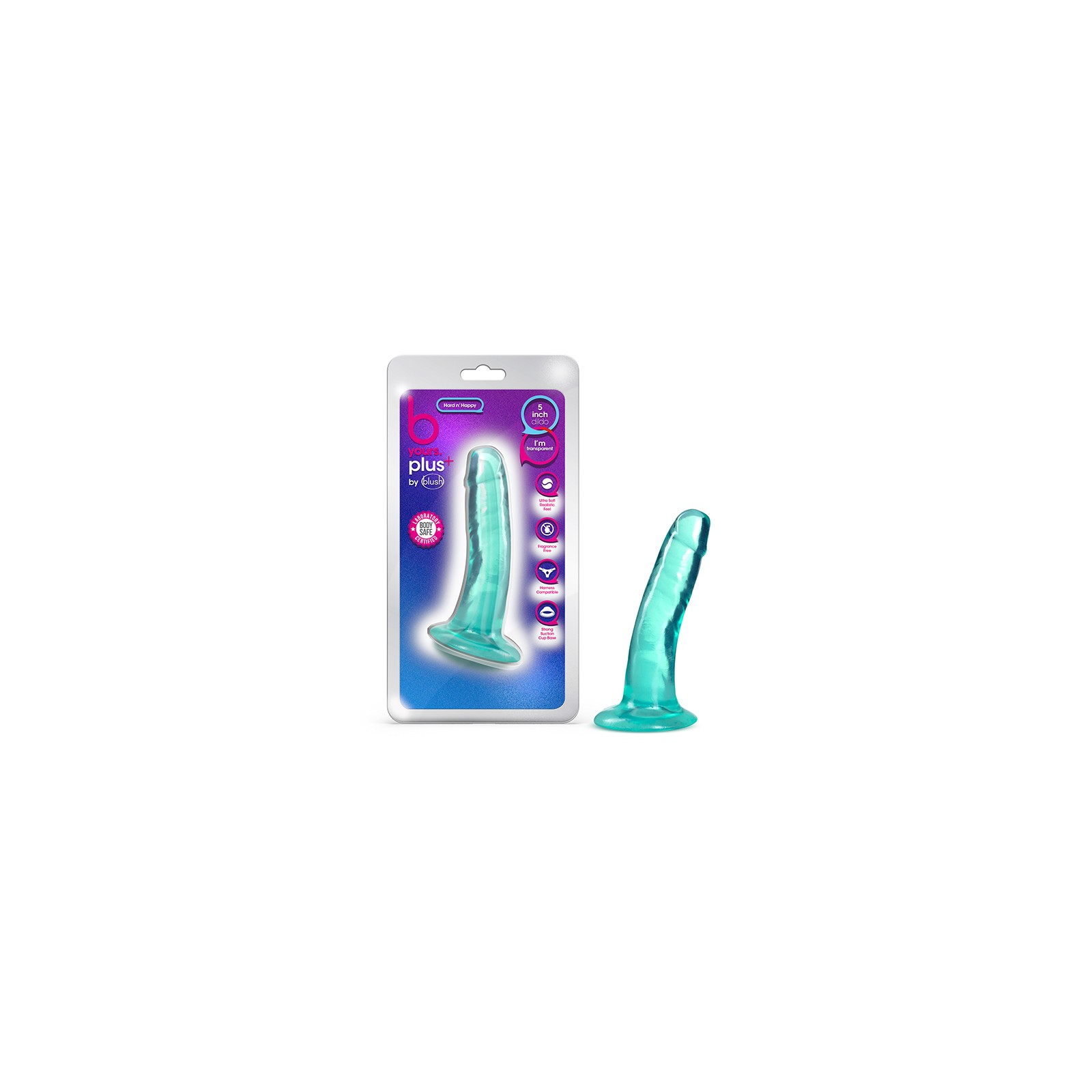 Blush B Yours Plus 5 in. Dildo - Teal