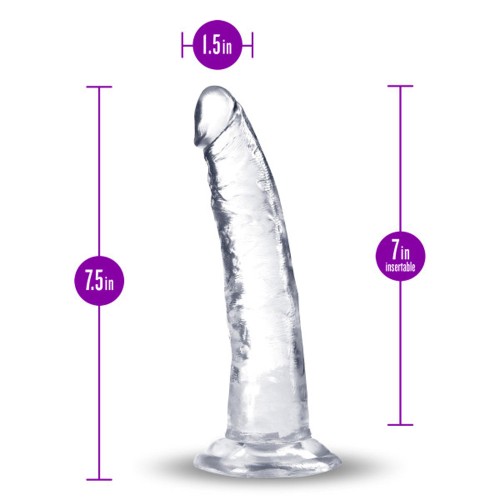 B Yours Plus Lust n' Thrust 7 in. Dildo Clear