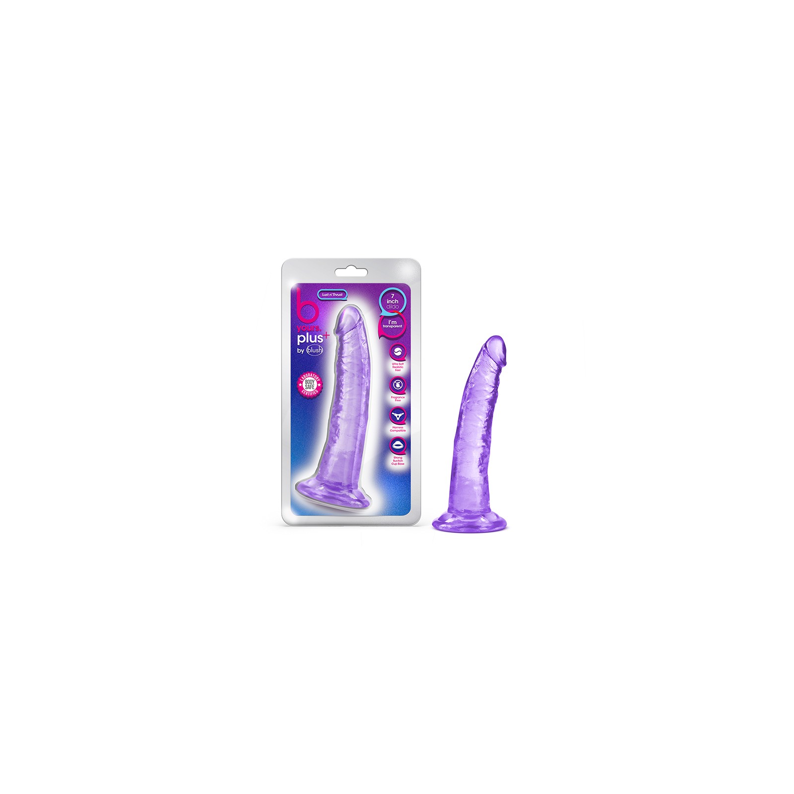 B Yours Plus Lust n' Thrust 7 in. Realistic Dildo