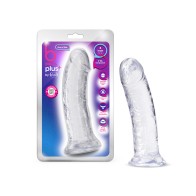 B Yours Plus Roar n Ride 8 in. Dildo Clear