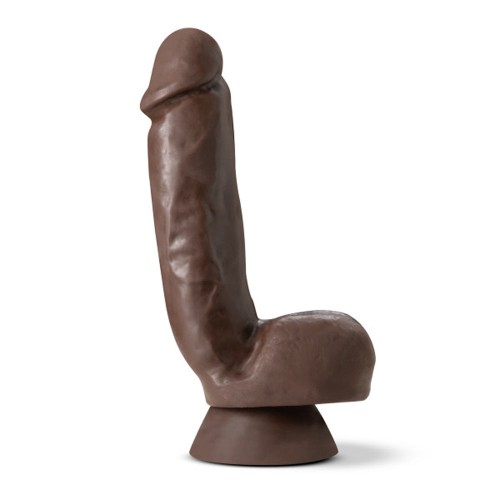 Dildo Posable Grueso Dr. Skin Plus de 8 Pulgadas Marrón