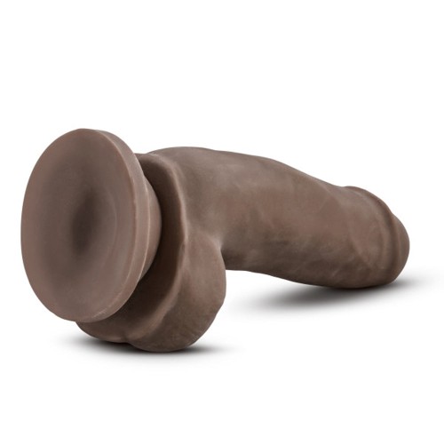 Dildo Posable Girthy de 7in Dr. Skin con Bolas