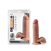 Dildo Posable de 7 pulgadas con Triple Densidad Dr. Skin Plus Beige