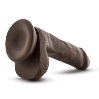 Dildo Realista Dr. Skin Plus de 6 in. con Pelotas