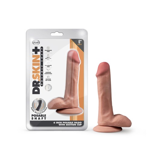 Dildo Realista Dr. Skin Plus - 6 in. Tan